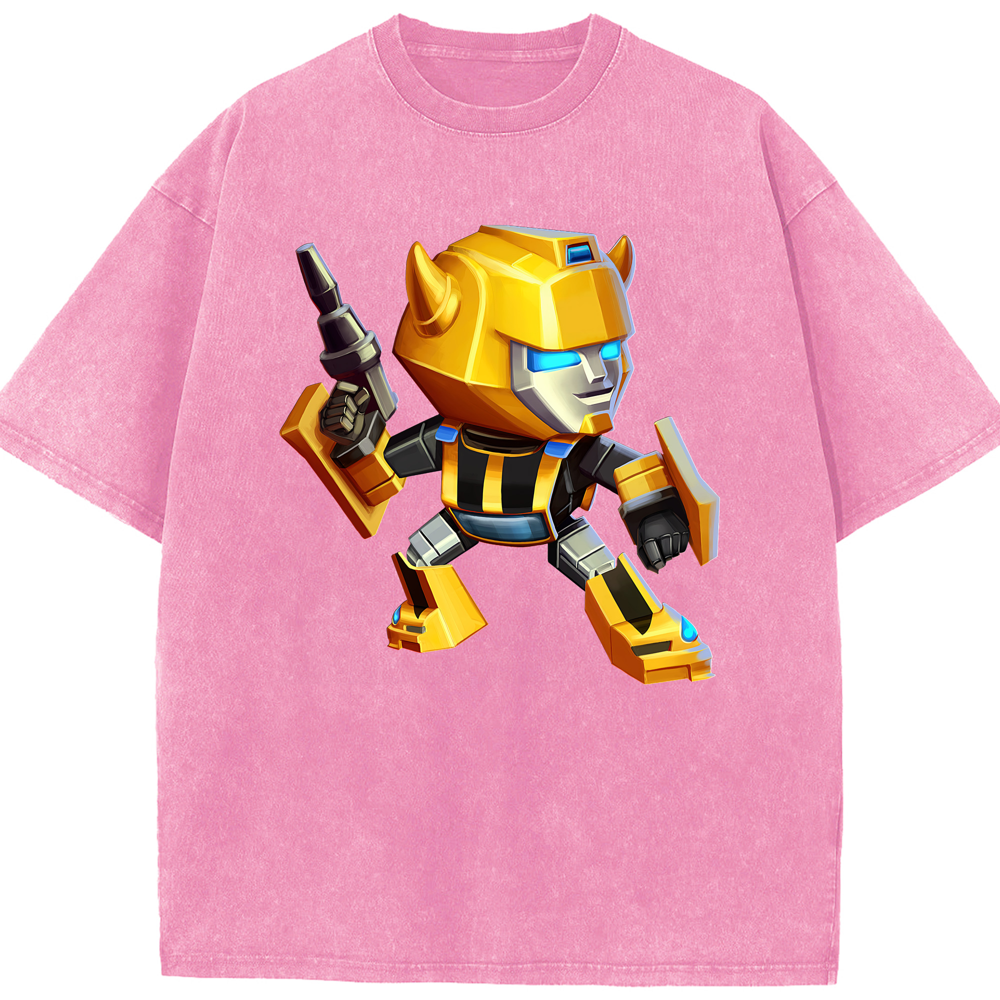 （画像用） Transformers トランスフォーマー 綿100% ヴィンテージ風 半袖Tシャツ（フロントプリント）